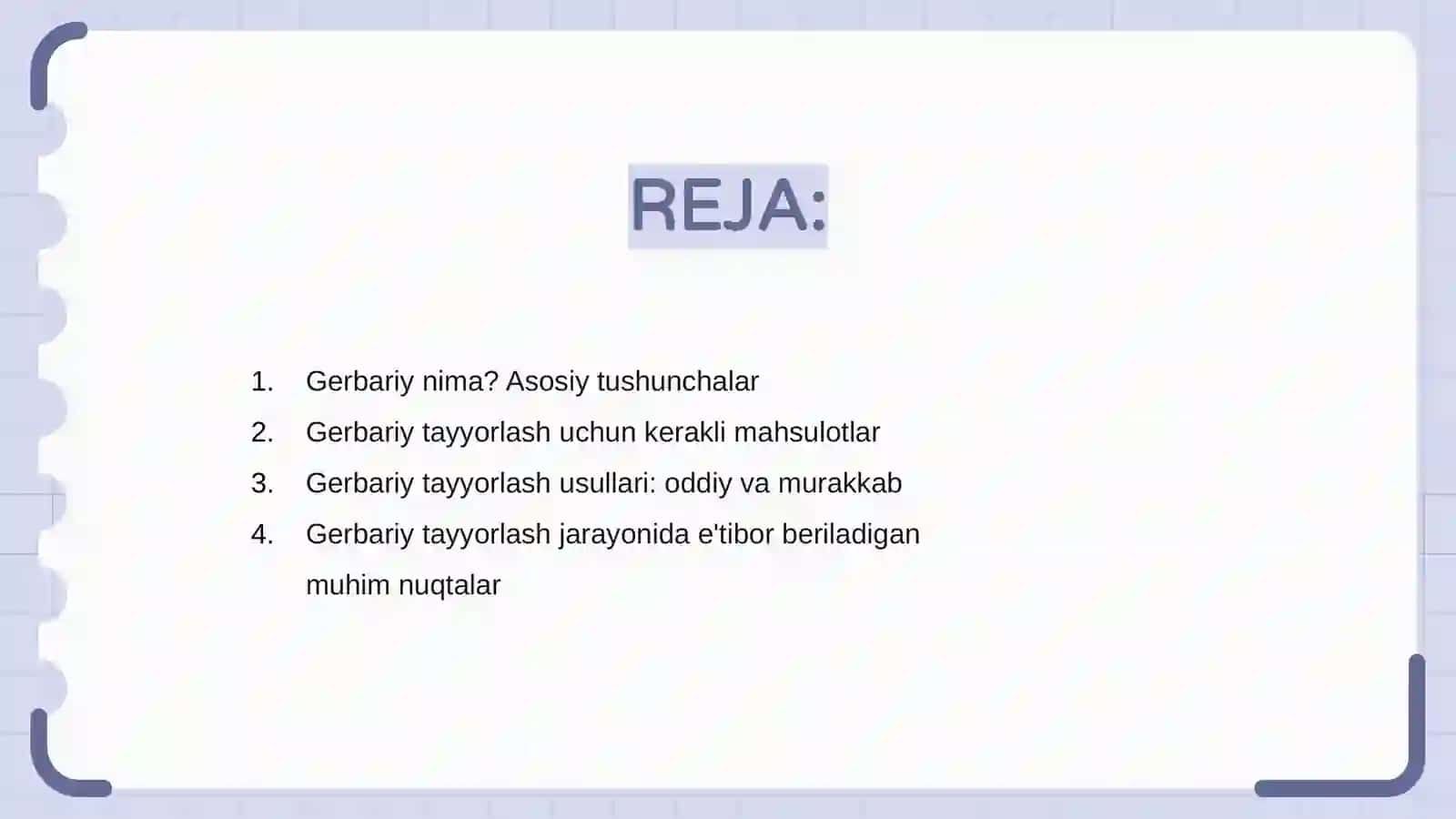Gerbariy tayyorlash va tayyorlash usullari 2