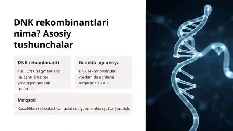 Tibbiyotda DNK rekombinantlarini qo'llanilishi 2