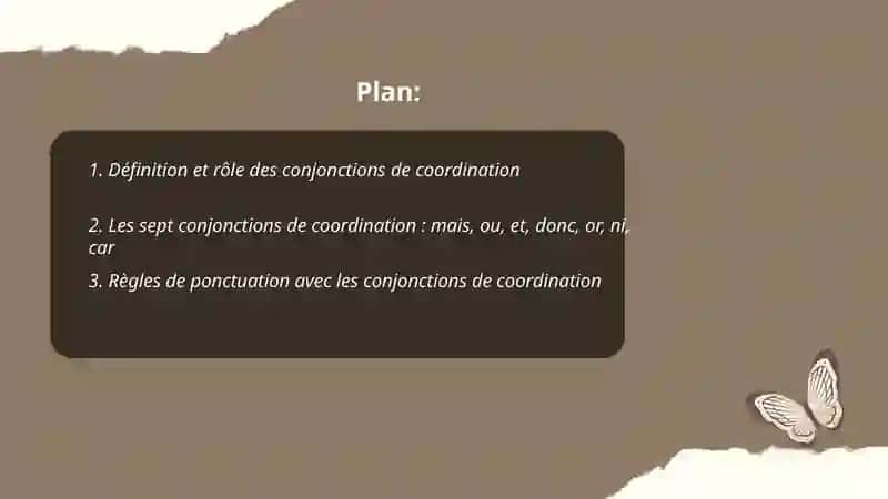 Les conjonction de coordination et de subordination 2