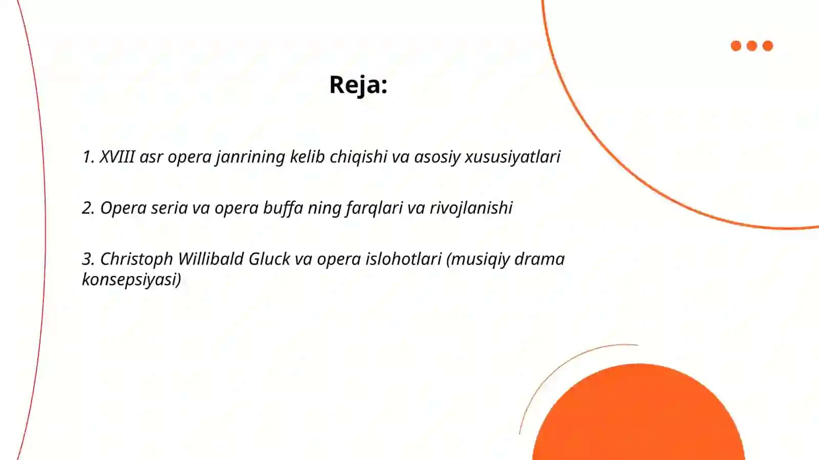 XVIII asr opera janri 2