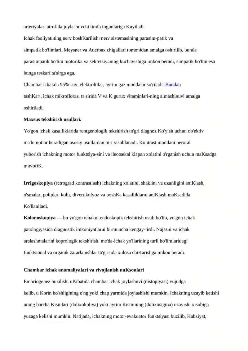 YO'GON ICHAK KASALLIKLARI 2