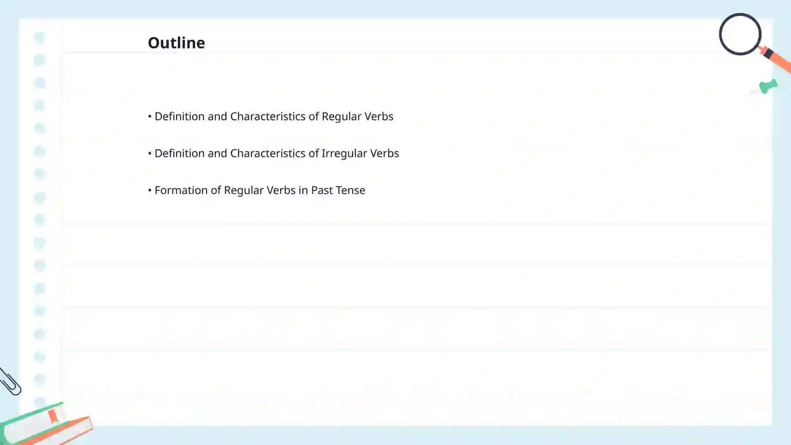 Regular and irregular verbs 2