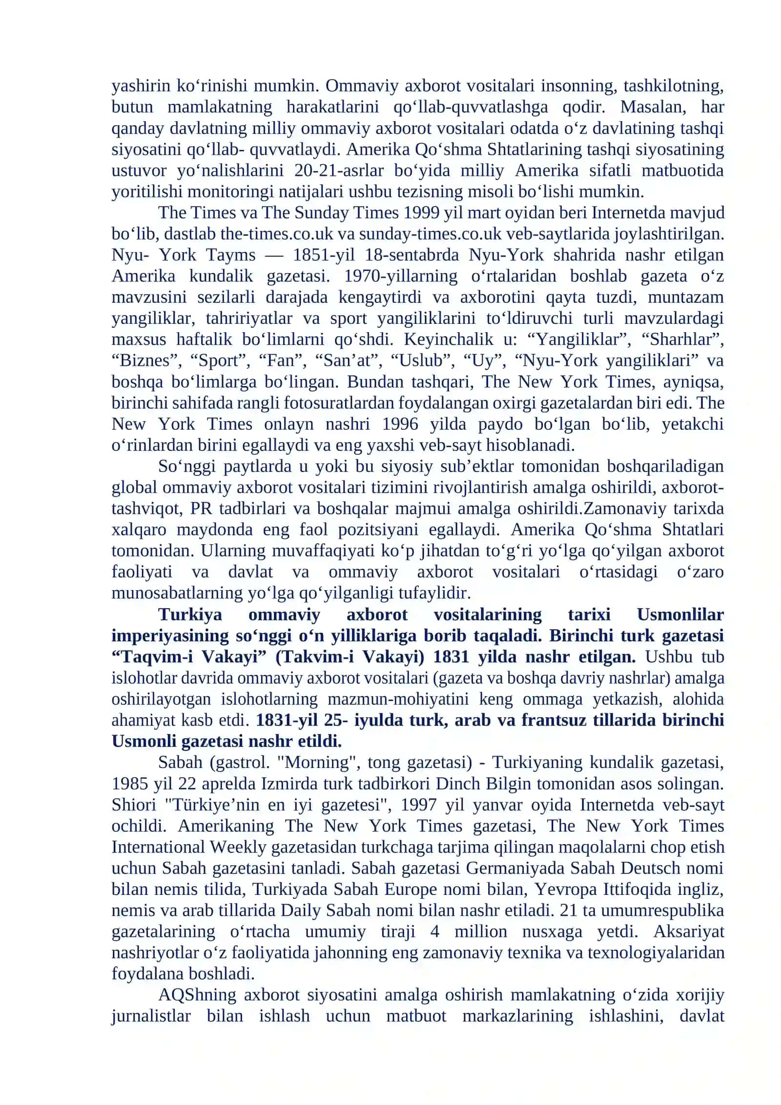 XORIJIY OAVNING MEDIA MAKONDAGI O‘RNI 2
