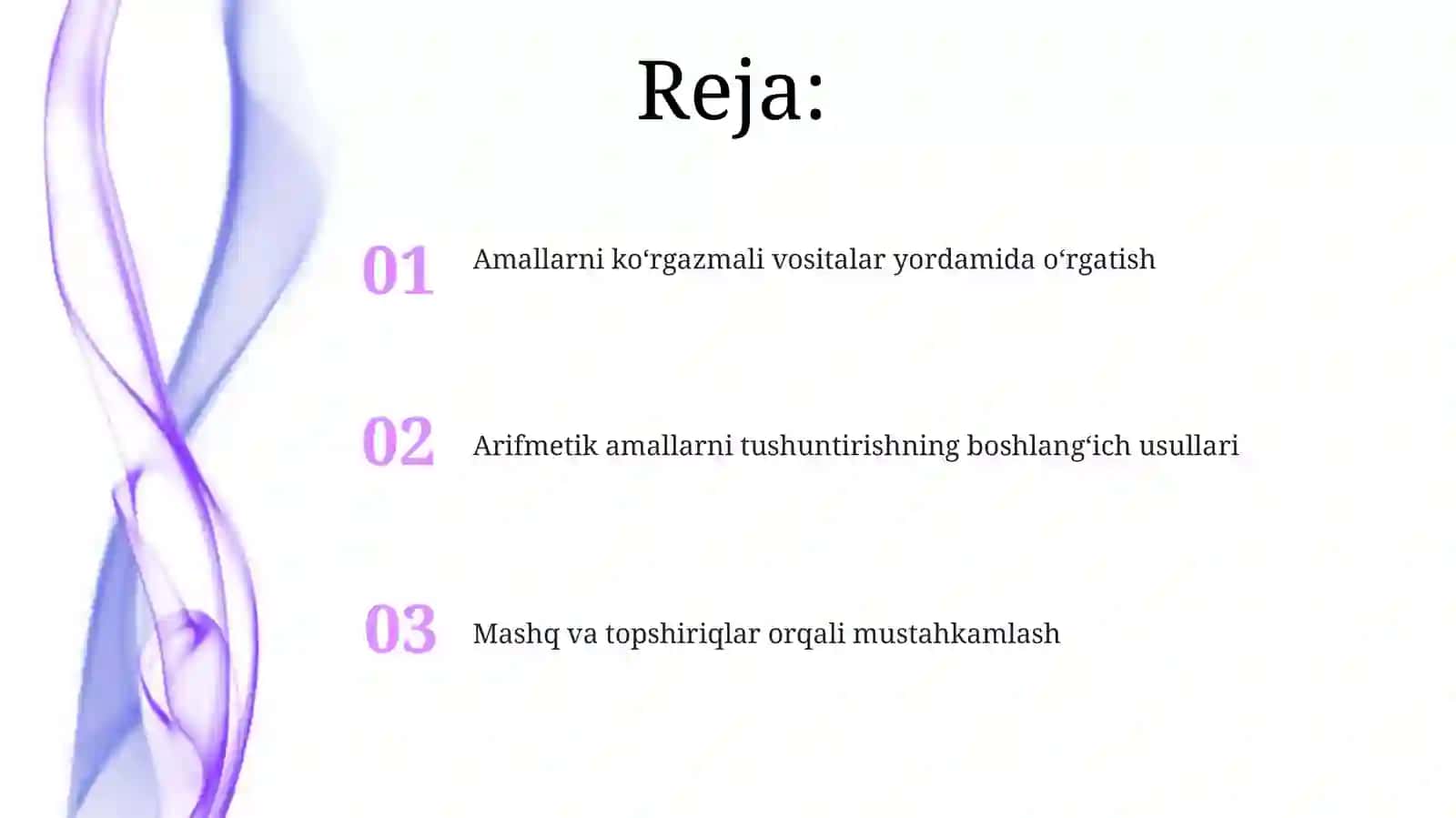 Bolalarni arifmetik amallarni ifodalashga oʻrgatish 2