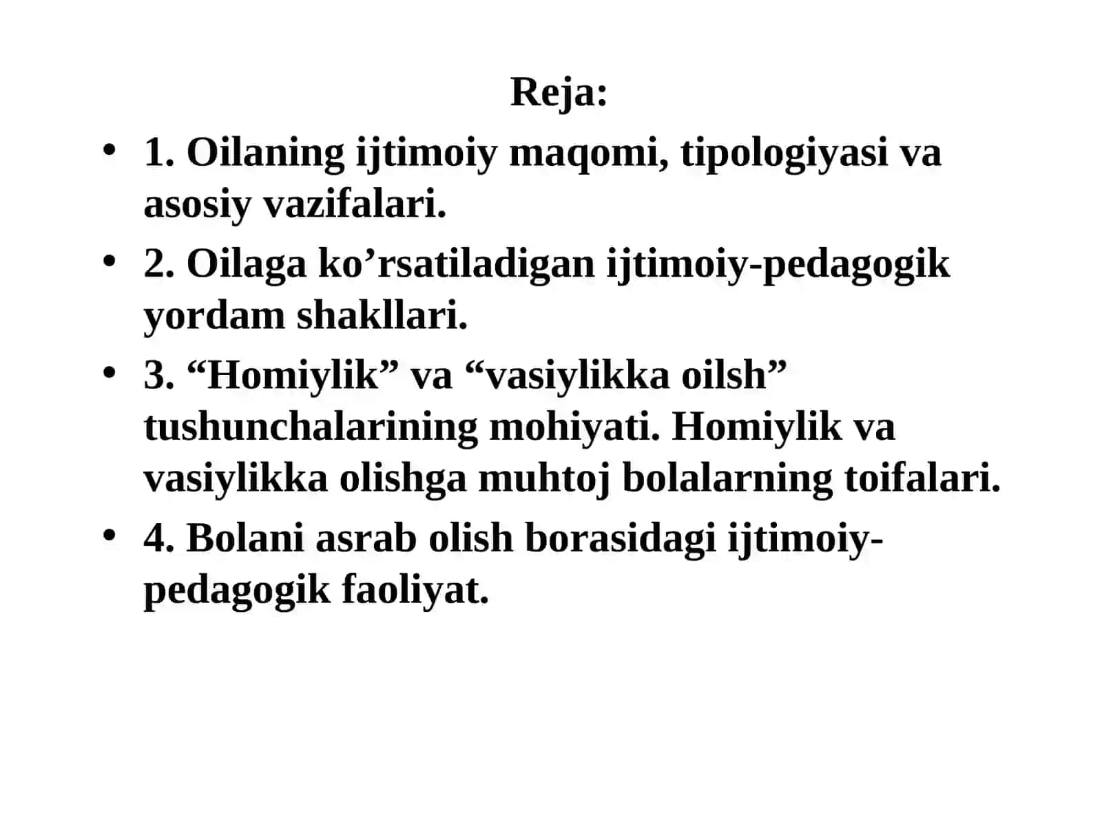 Oila tiplari va yetim bola asrab olgan oila bilan olib boriladigan ijtimoiy pedagogik faoliyat 2