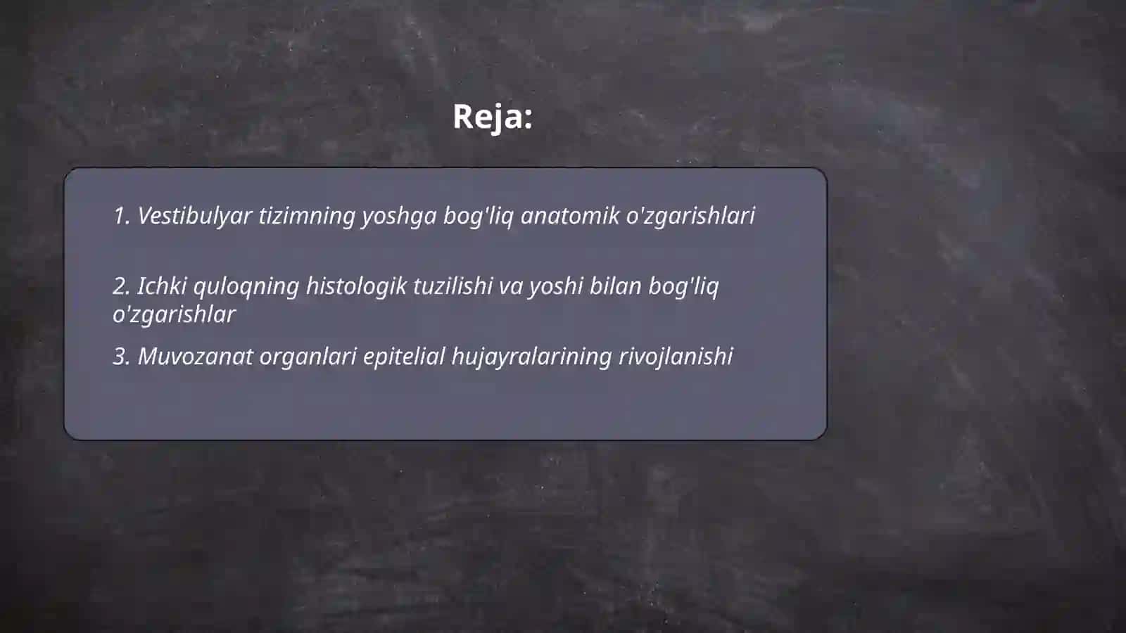 Yoshga bog'liq anatomik o'zgarishlar 2