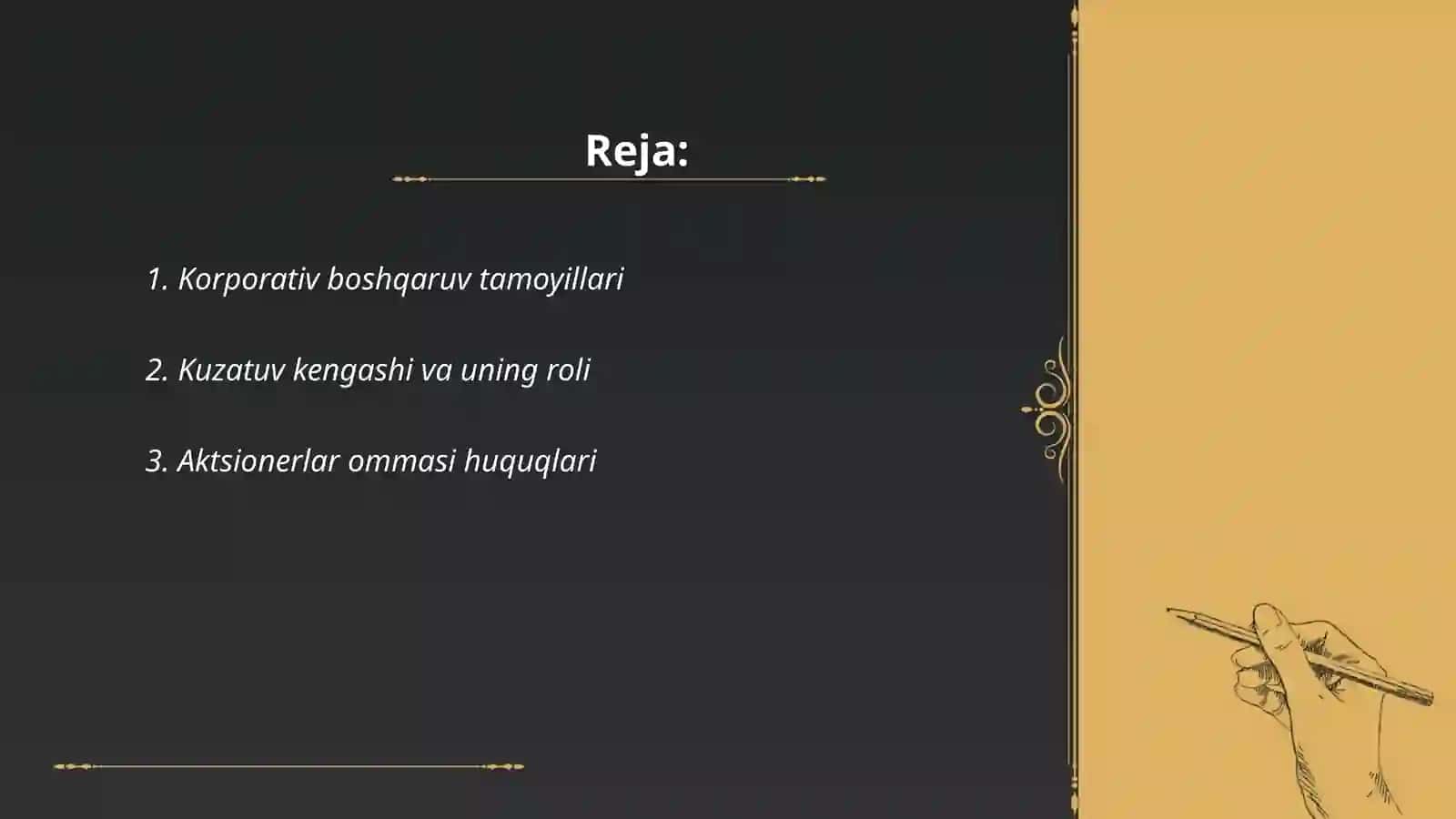 Korporativ boshqaruv 2