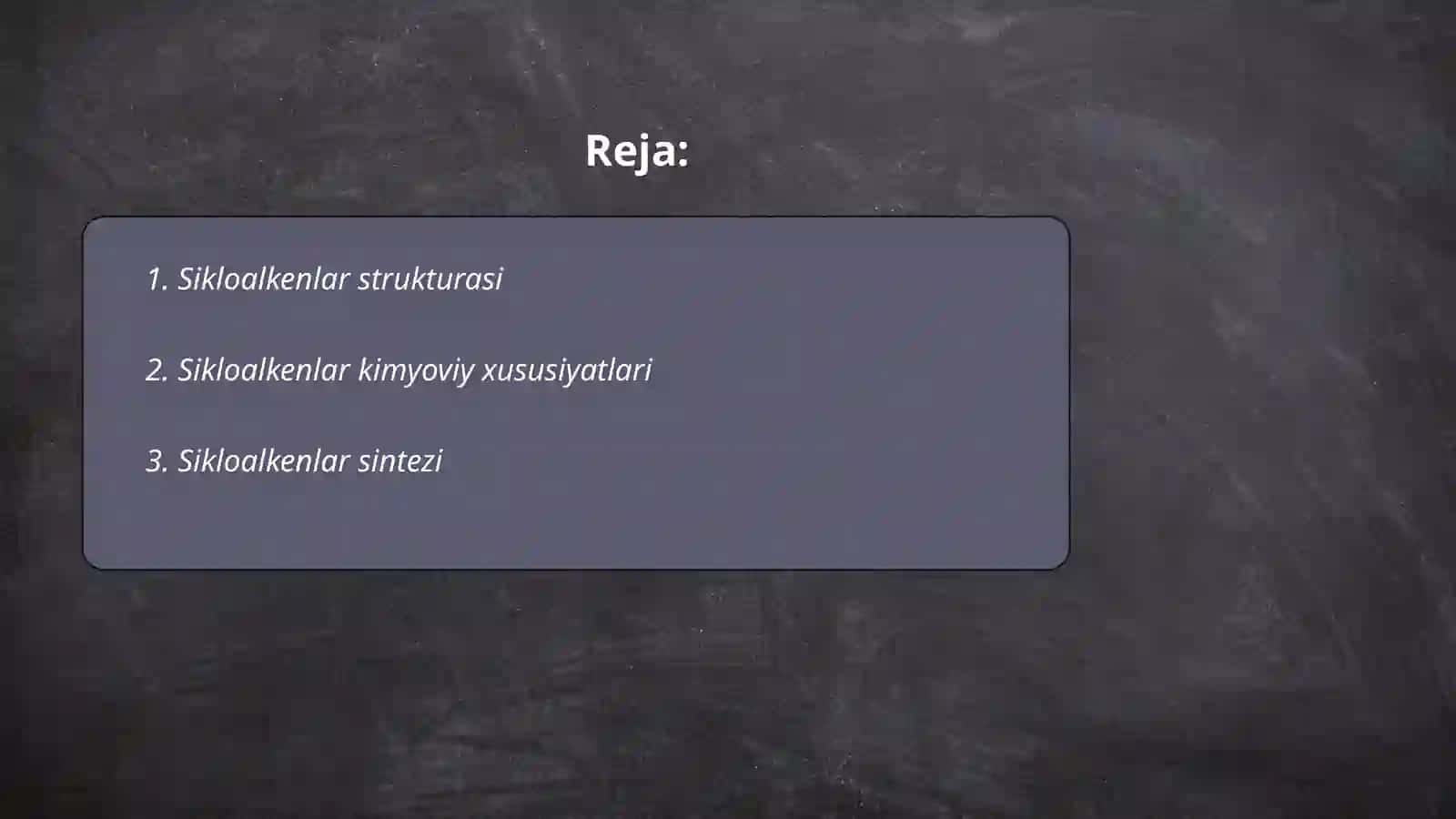 Siklo alkenlar 2