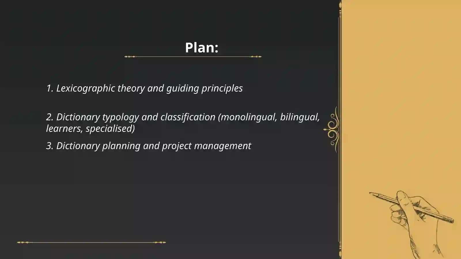 Principles of lexicographic work and compilation of dictionaries 2