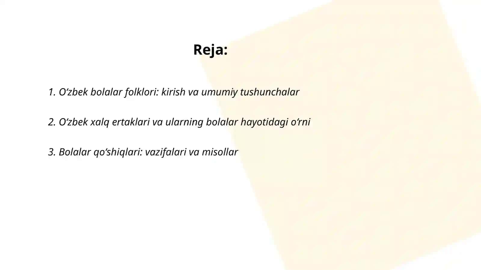 Oʻzbek Bolalar Folklori 2