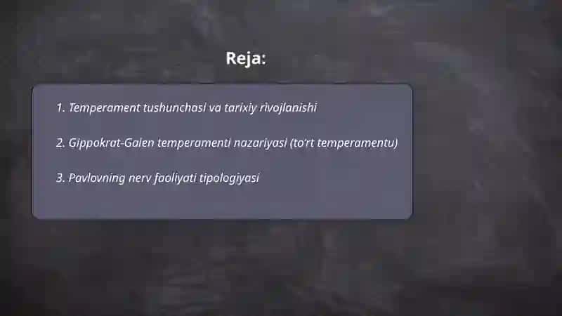 Temperament va uning nazaryalari 2