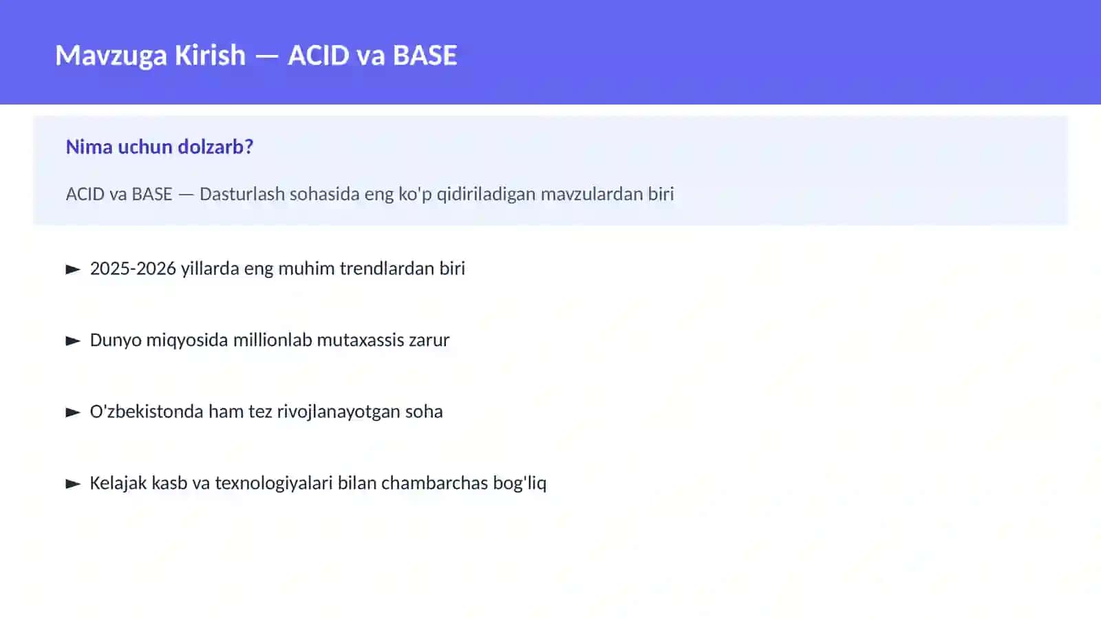 ACID va BASE 2