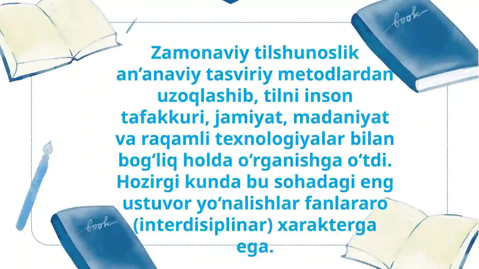 Tilshunoslikning zamonaviy yo'nalishlari 2