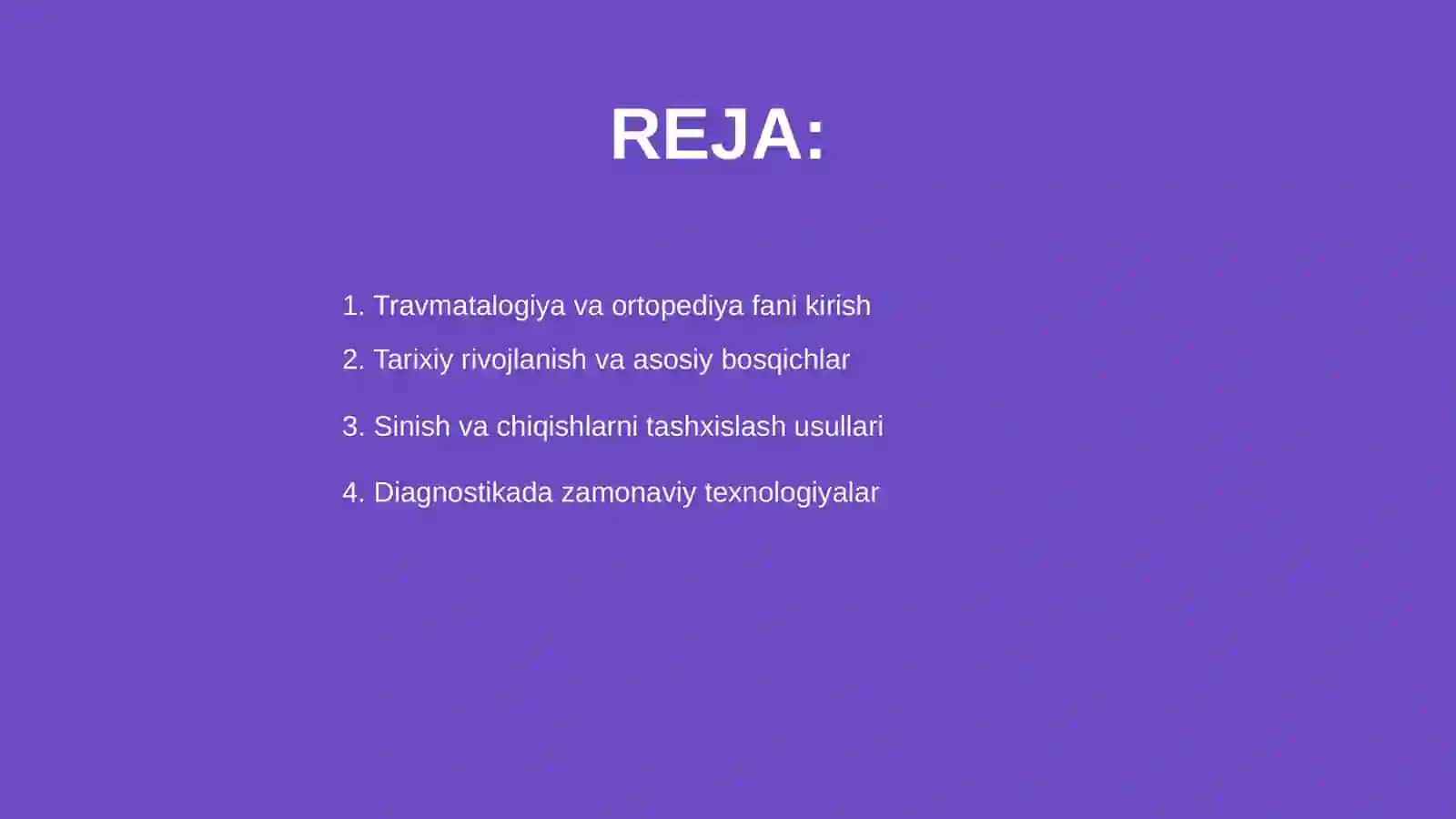 Travmatalogiya-ortopediya fani 2