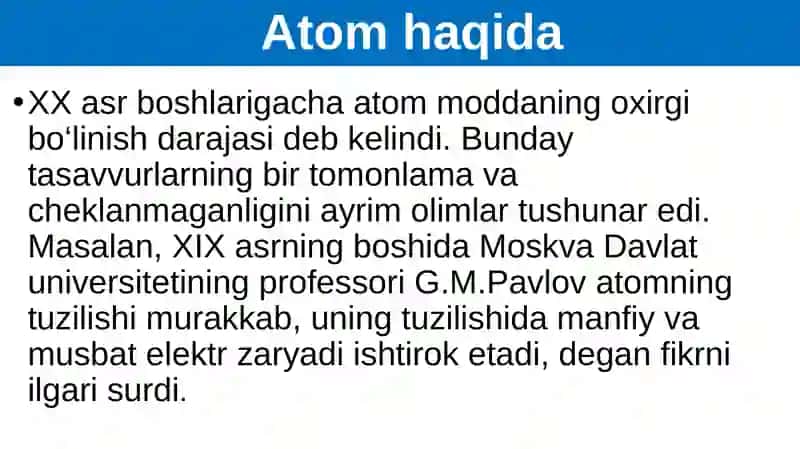 Atomtuzilishi 2