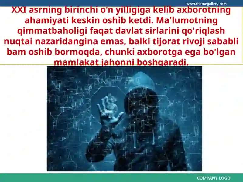 Axborot xavfsizligi muammolari 2