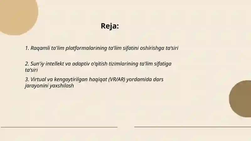 Raqamli ta'lim platformalarining ta'lim sifatini oshirishga ta'siri 2