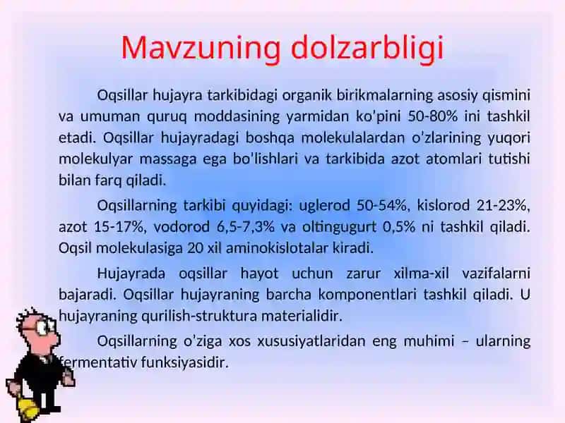 Oqsillarni ajratib olish usullari va biosintezi 2
