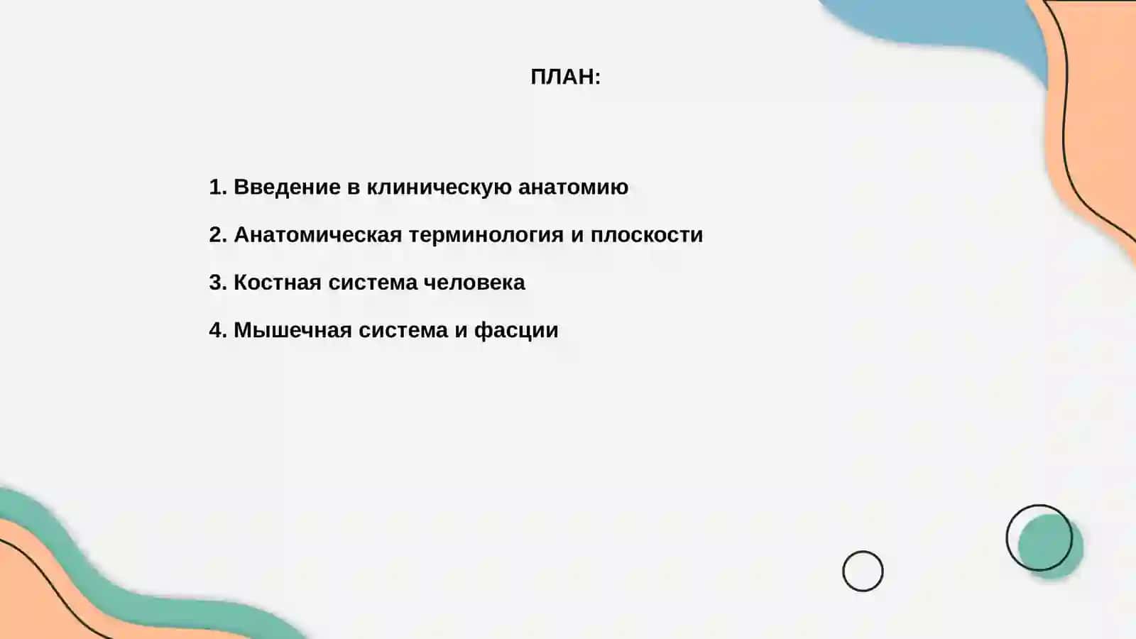 Основы клинической анатомии 2