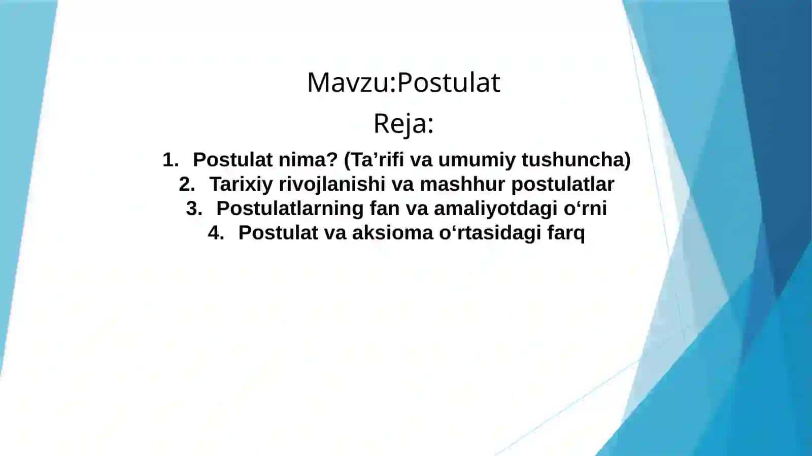 Shahrisdabz Davlat Pedagogika Instituti Matematika 2