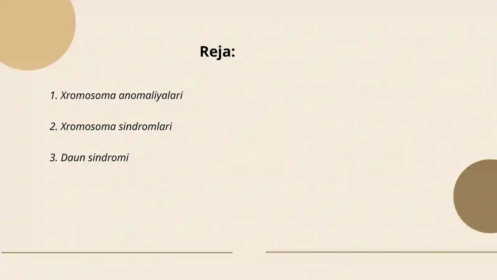Xromosoma kasalliglari 2