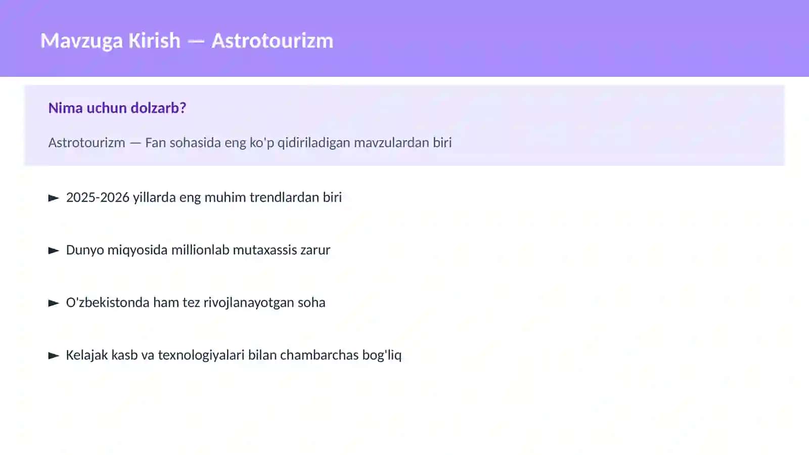 KOSMOSNI TADQIQ 2