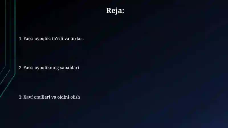 Yassi oyoqlilik va uning kelibchiqish sabablari 2
