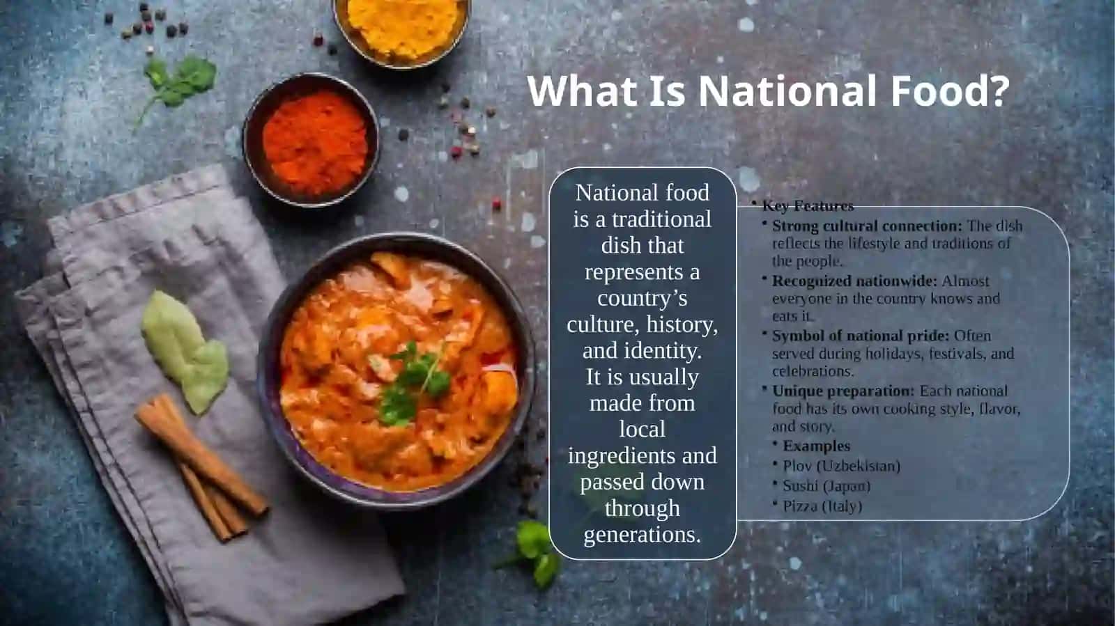 National Food Around the World 2