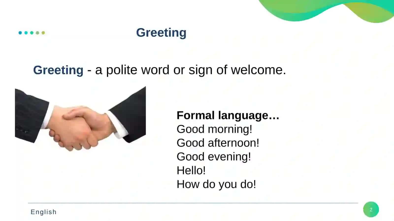 Meeting people 2