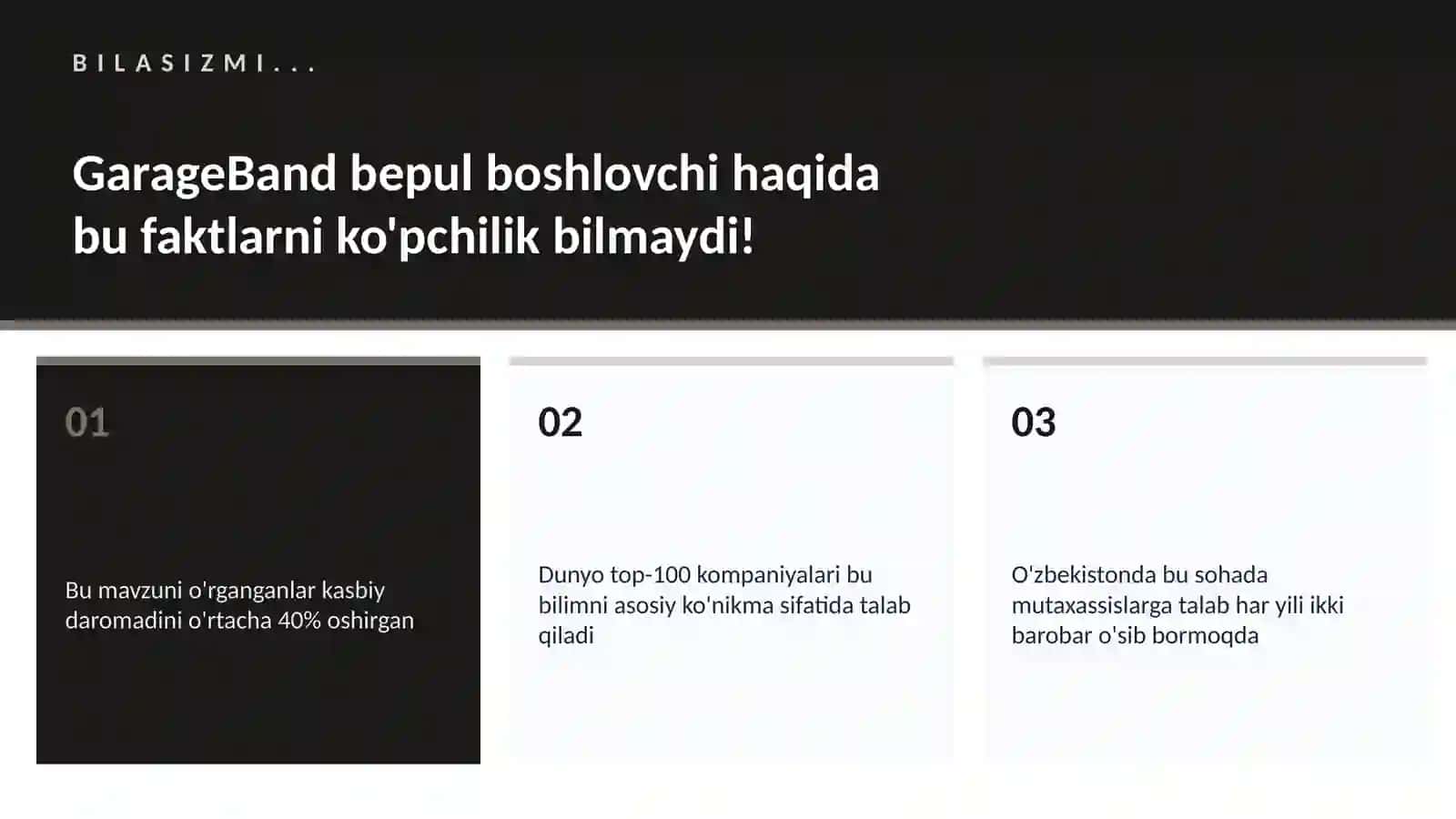MUSIQA VA AUDIO TEXNOLOGIYALAR 2
