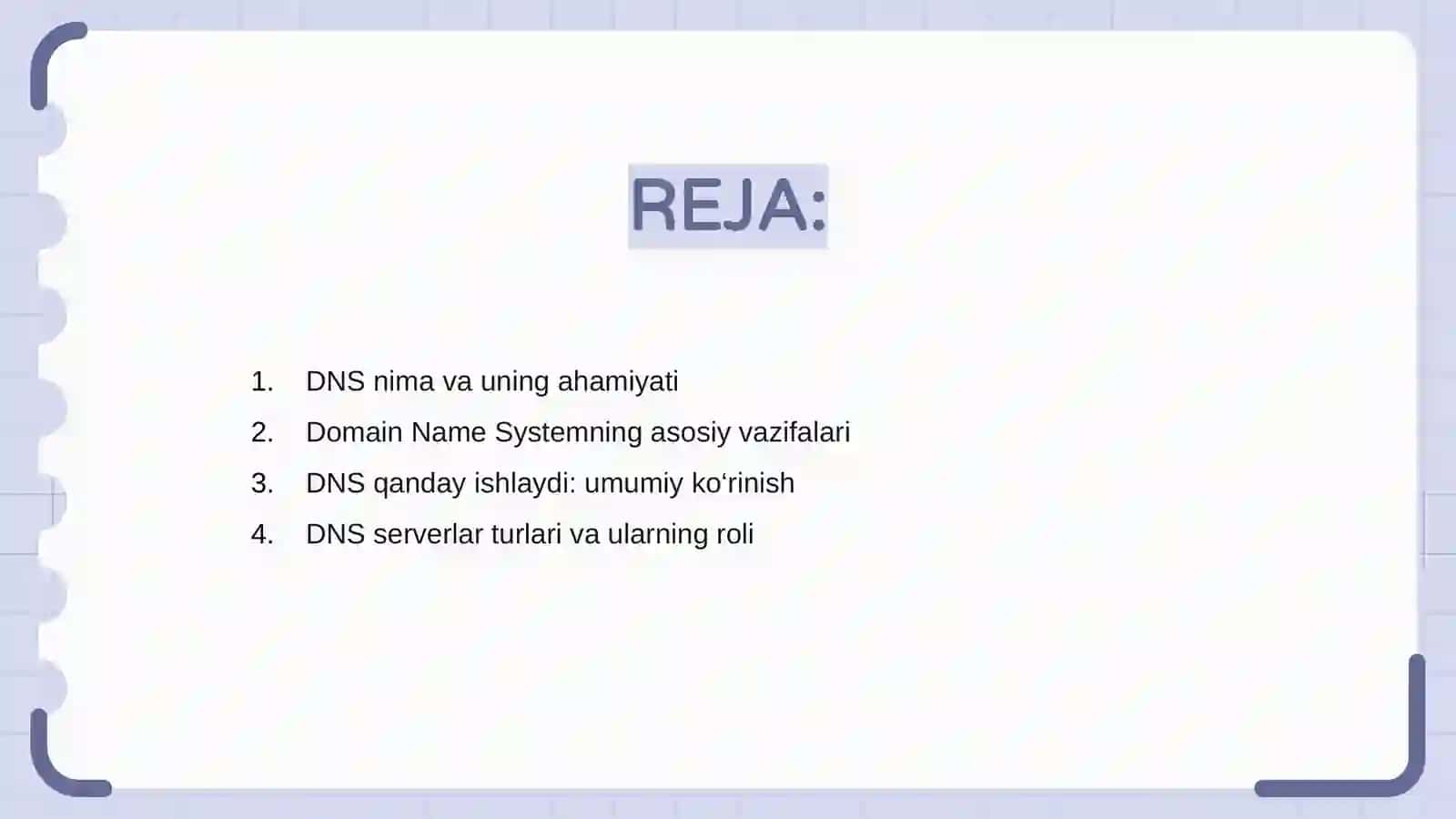 DNS (Domain Name System) va uning ishlash prinsiplari 2