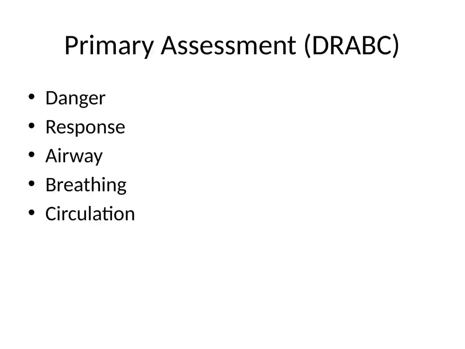First Aid Procedures 2