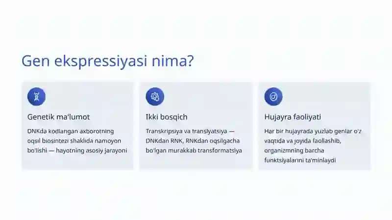 Gen ekspressiyasi 2