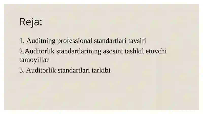 Audit standartlari 2