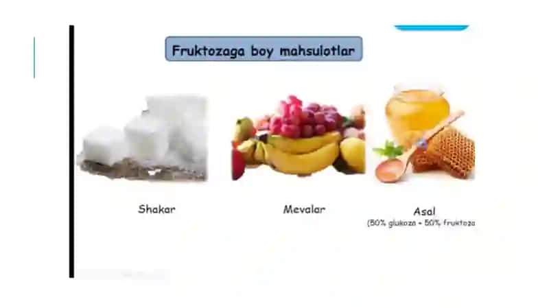 Galaktoza va Furuktoza metobolizmi 2
