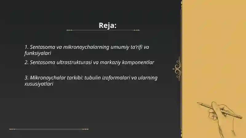Sentasoma va mikronaychalar 2