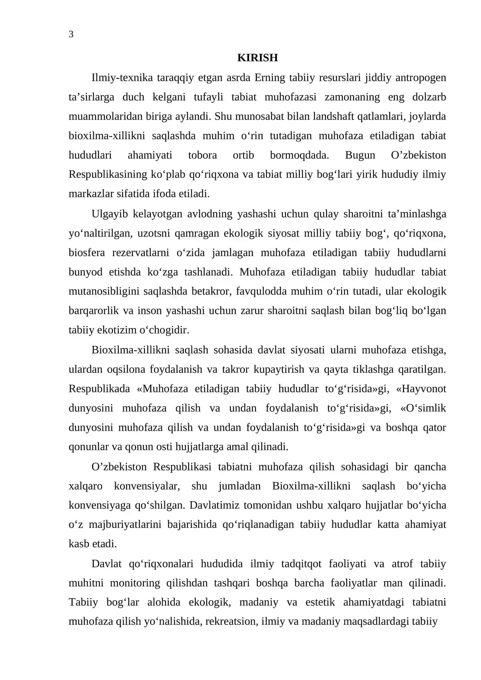 Qo'riqxonalar va ularning ahamiyati 2
