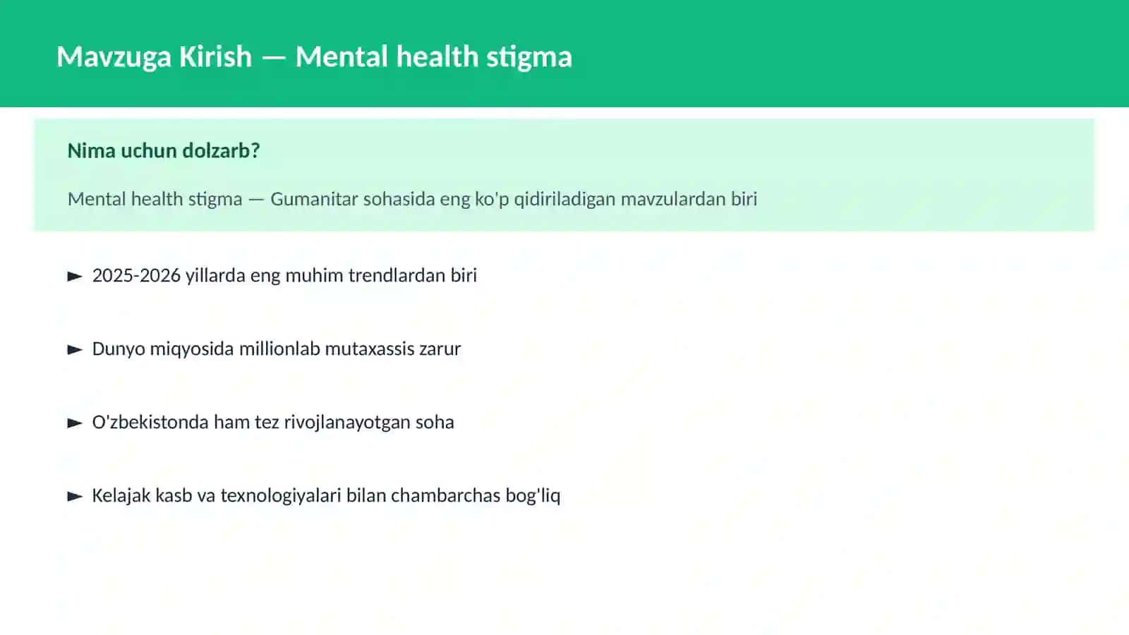 Mental health stigma 2