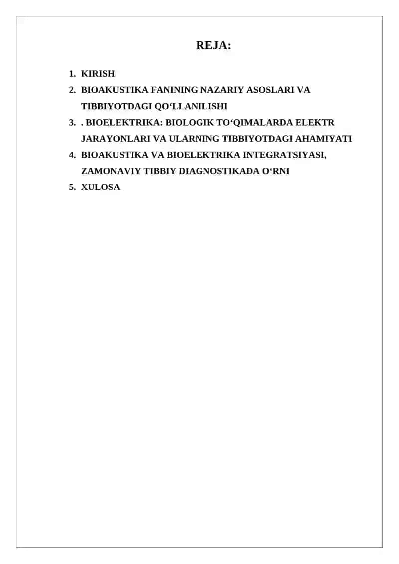 BIOAKUSTIKA VA BIOELEKTRIKA 2