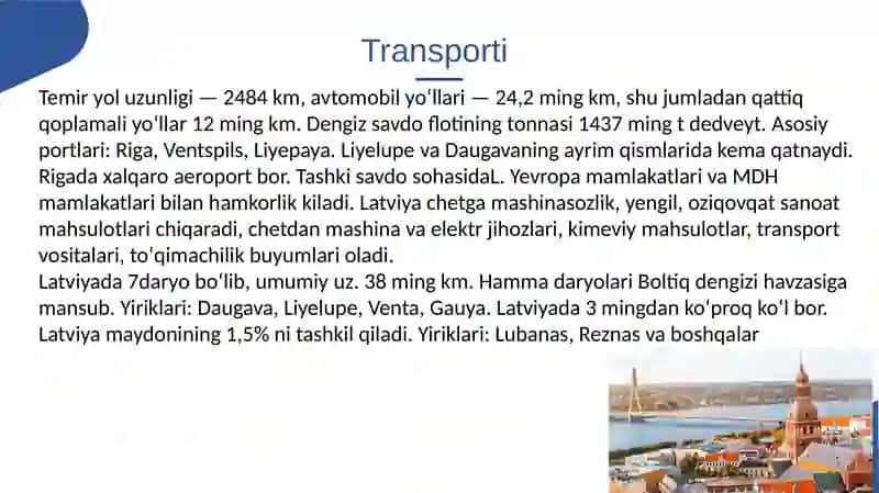 Latviya logistika tizimi 2