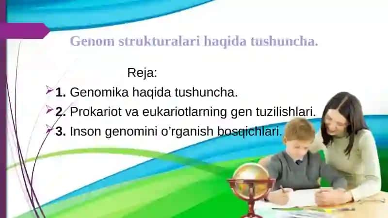Genom strukturalari haqida tushuncha 2