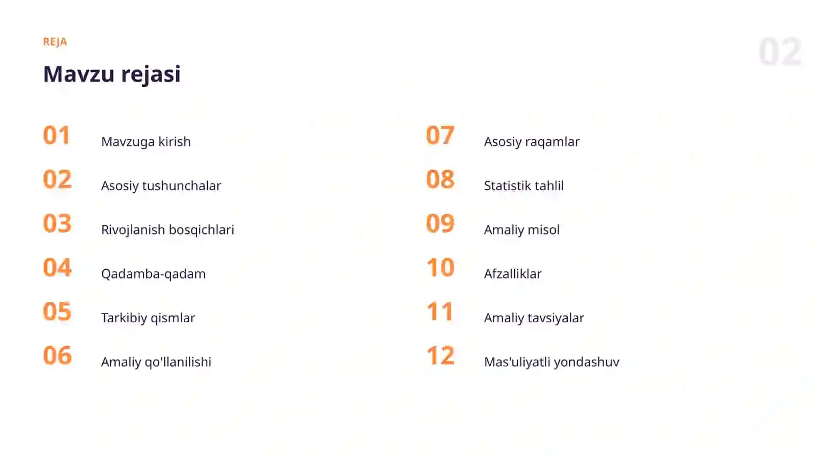 Ma'lumotlar bilan ishlash 2