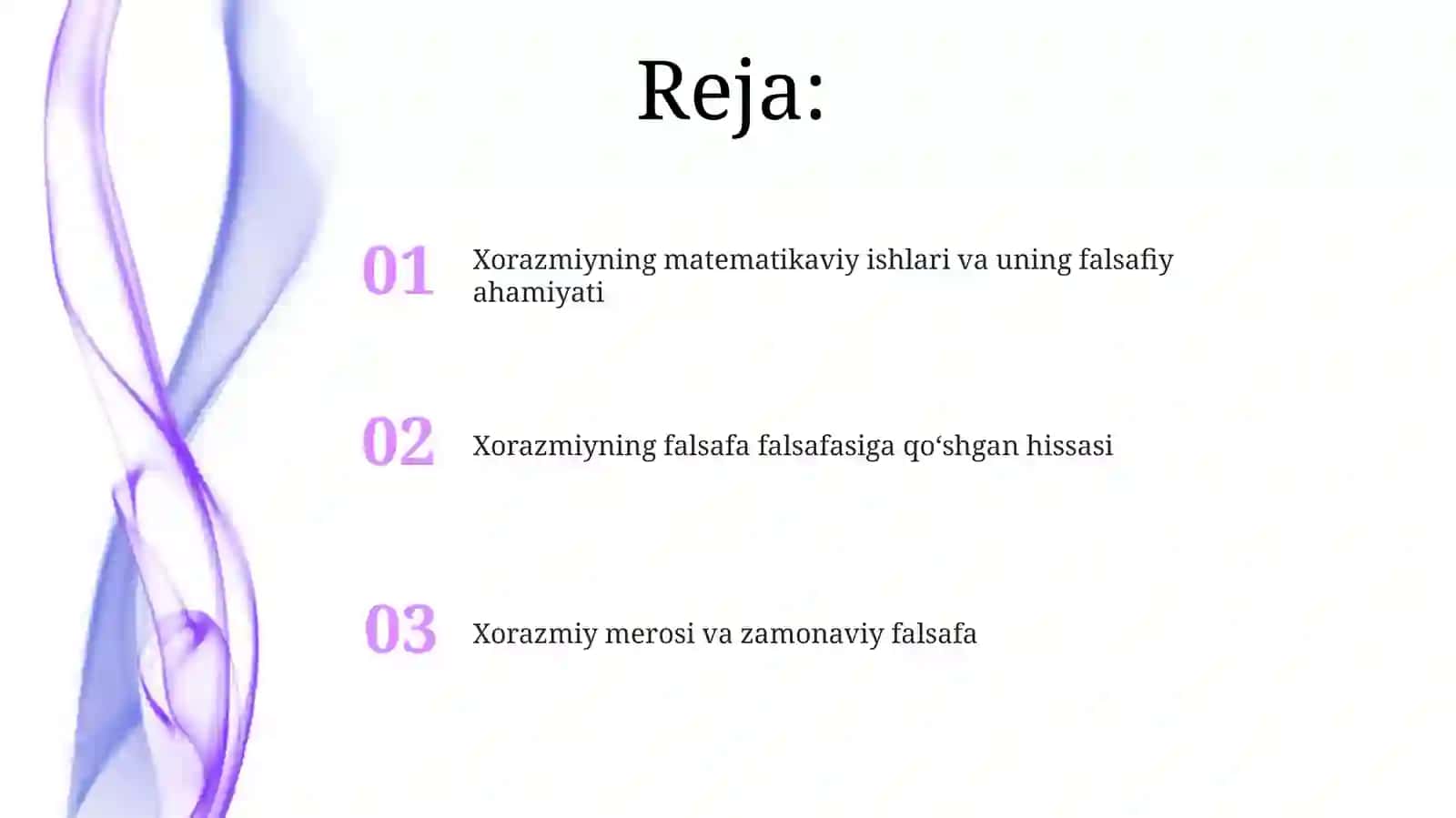 Xorazmiyning algebra bo‘yicha ishlari 2