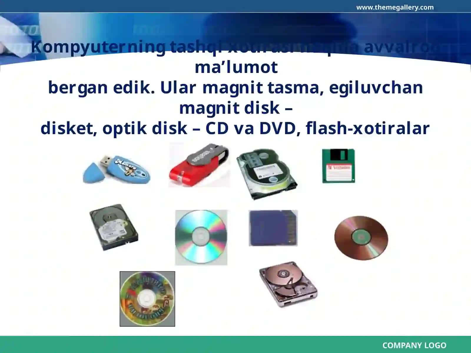 Kompyuterning tashqi xotirasi bilan ishlash 2