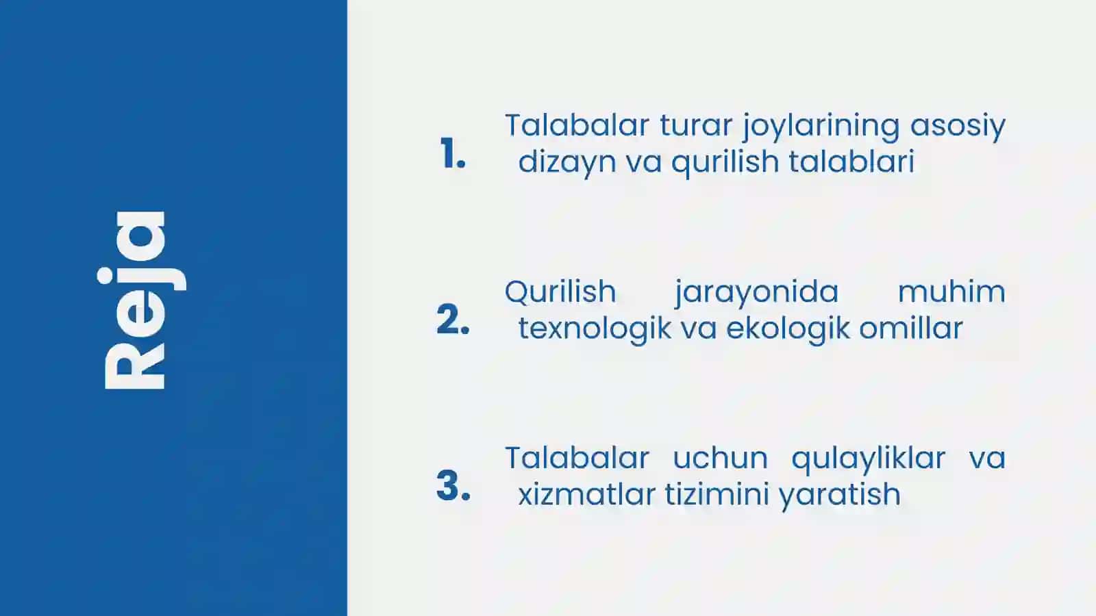 Talabalarga motavalli turar joylarini dizayn qilish 2