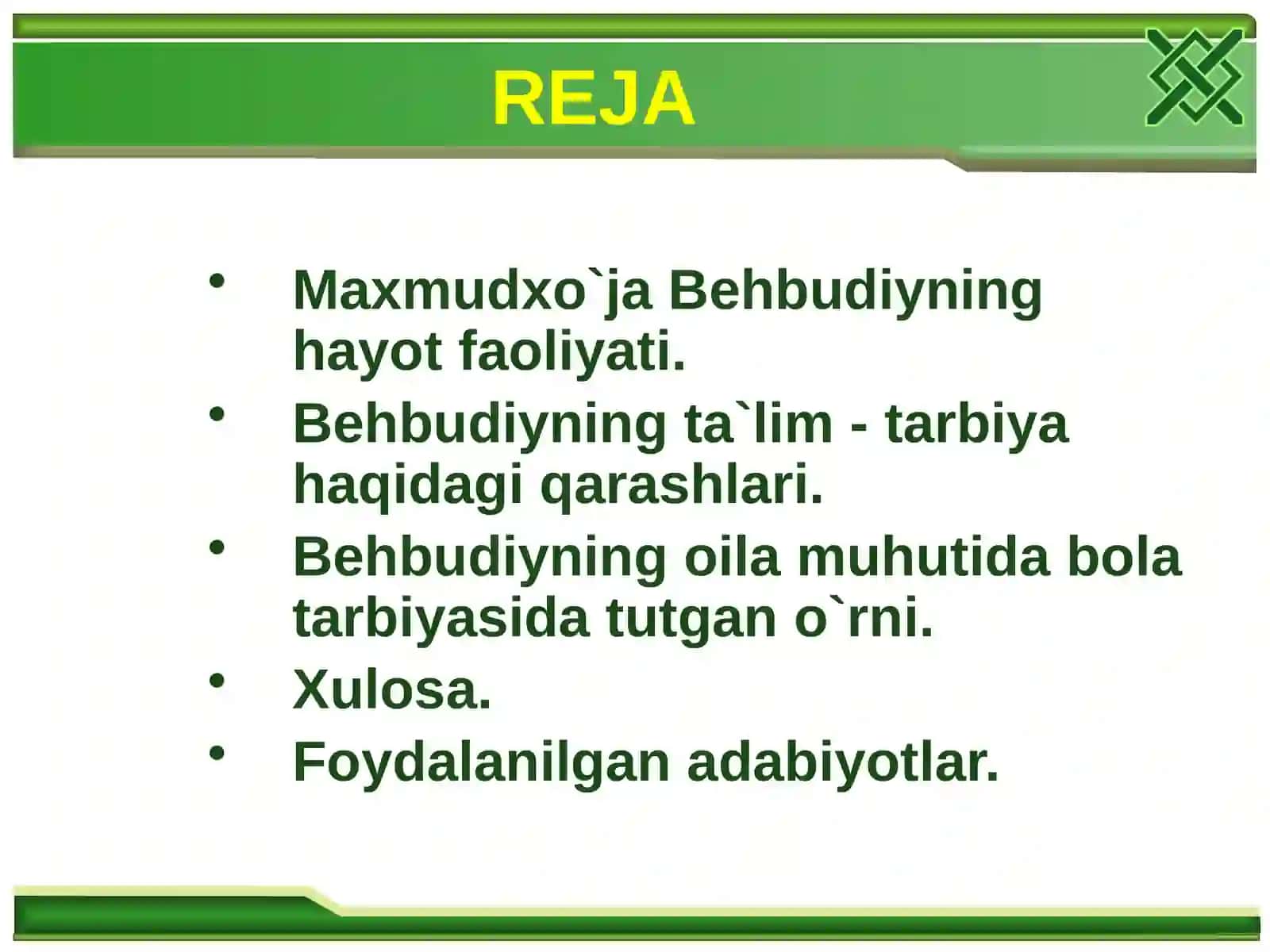 Mahmudxo`ja Behbudiy 2