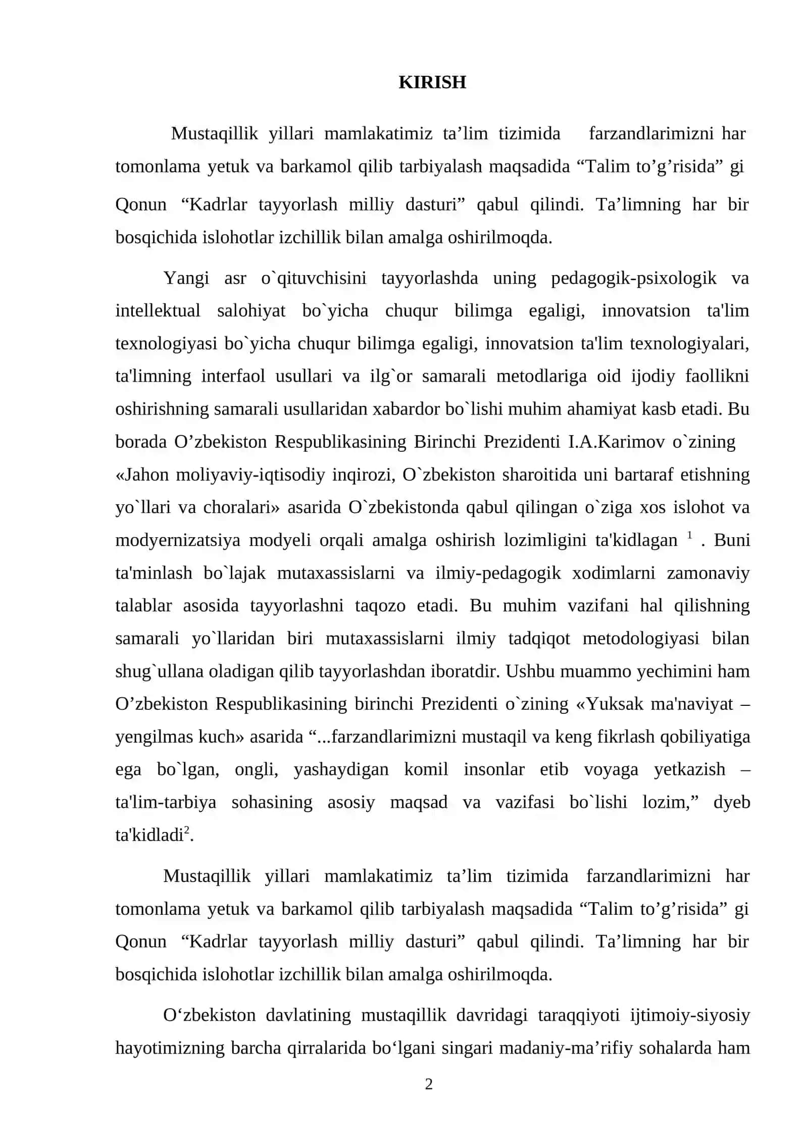Fonetika o’qitish metodikasi 2