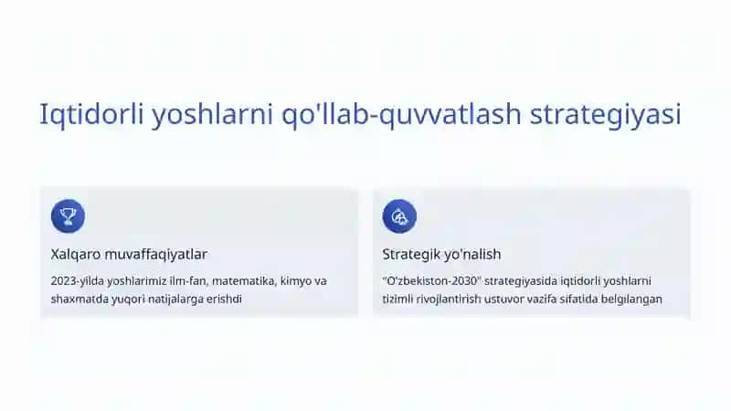 Iqtidorli bolalar bilan ishlash 2