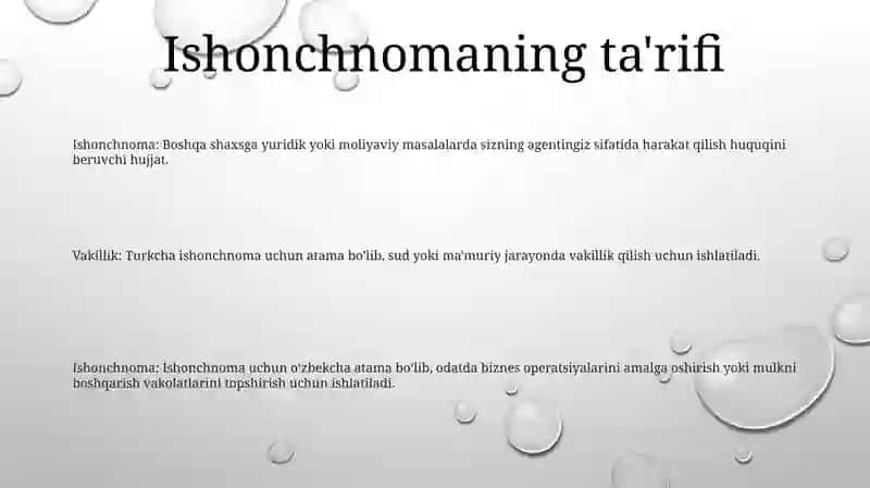 Ishonchnoma: Bosh tur 2