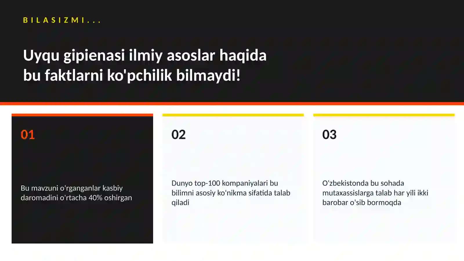 Uyqu gipienasi ilmiy asoslar 2